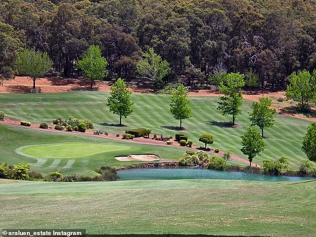 The Araluen Estate course (pictured) is among the most sought-after locations for golf tragics