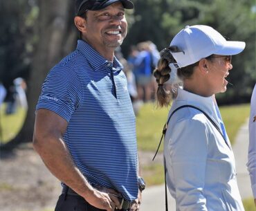 Tiger Woods is continuing to fight through the pain in his back to try and get back to playing