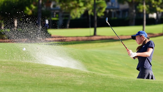 Kai Trump came home last in her LPGA Tour debut. 