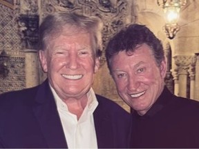 Wayne Gretzky went golfing and what a foursome this was -- all at the invitation of President Donald Trump. Read on.