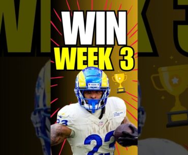 Top 5 WAIVER WIRE & Roster Moves for Week 3 in 2025 Fantasy Football 🔥