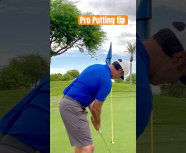 Why PGA pro putt so much better than everyone. Pull pull putting stroke #putting #golf