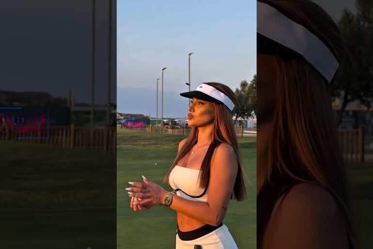 Amazing Golf Swing you need to see | Golf Girl awesome swing | Golf shorts | Selcan Orucova Amazing Golf Swing you need to see | Golf Girl awesome swing | Golf shorts | Selcan Orucova
