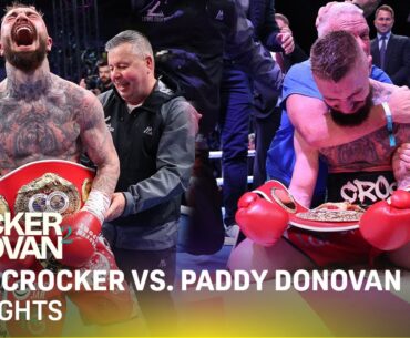 Lewis Crocker vs. Paddy Donovan, IBF World Welterweight Title | Fight Highlights