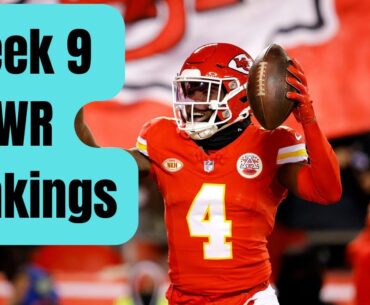 Week 9 WR Rankings Fantasy Football 2025