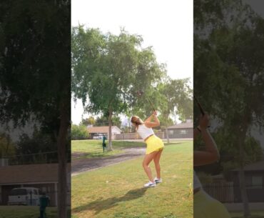 Clair He #golf #golfswing #shorts