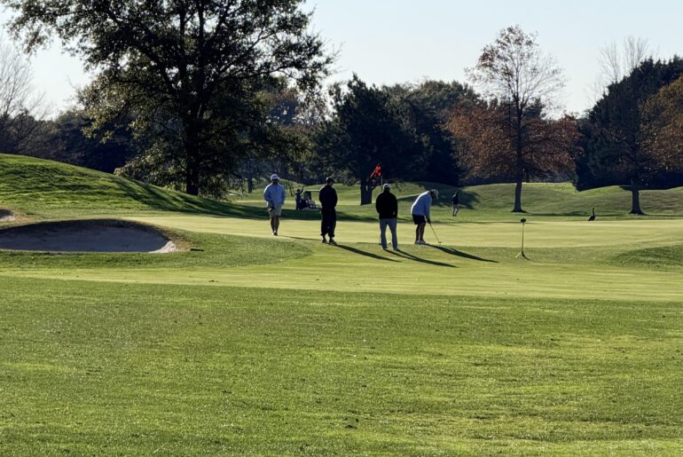 The dreaded tripod in the slow group ahead of us.. Do you say anything?