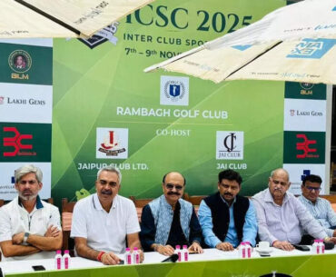 Inter-Club Sports Carnival in Jaipur from Nov 7-9; Rambagh Golf Club, Jai Club and Jaipur Club to jointly host three-day meet | Jaipur News