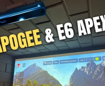 Is THIS the Best Golf Simulator Software Yet? (Apogee & E6 Apex Demo)
