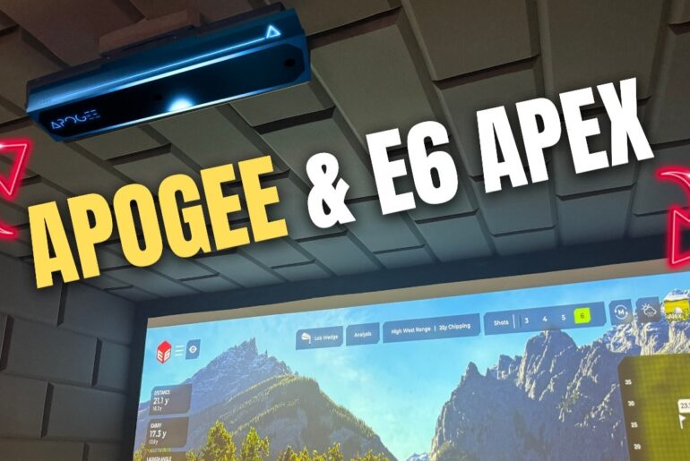 Is THIS the Best Golf Simulator Software Yet? (Apogee & E6 Apex Demo)