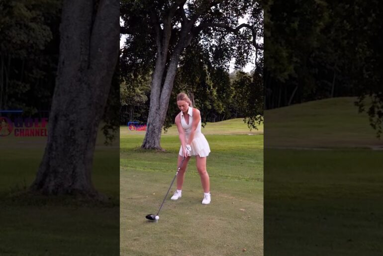 Amazing Golf Swing you need to see | Golf Girl awesome swing | Golf shorts | Sydney Raye Grimes