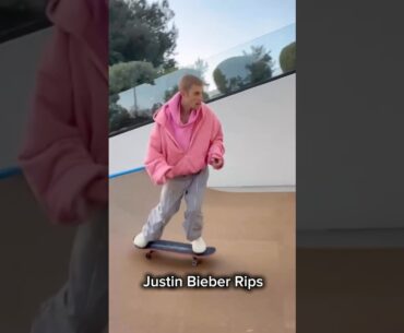 Justin Bieber rippin the mini ramp! 💥 #skateboardingisfun #berrics #justinbieber @justinbieber