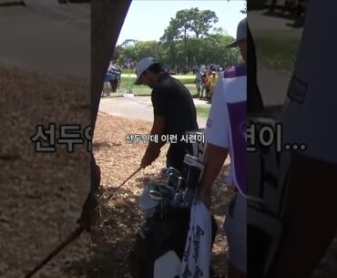 마지막 라운드 선두인 상황인데...