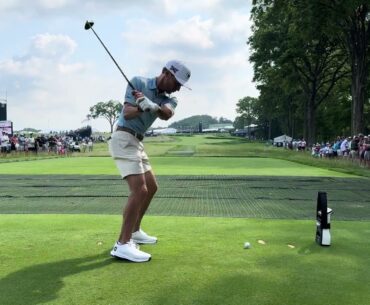 Eric Cole Golf Swing at the US Open, Oakmont Hole 2