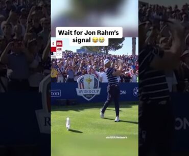 Rahm MADE SURE all eyes were shifting far, far left 😅