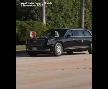 Donald Trump in Florida goes to the Trump International Golf Club