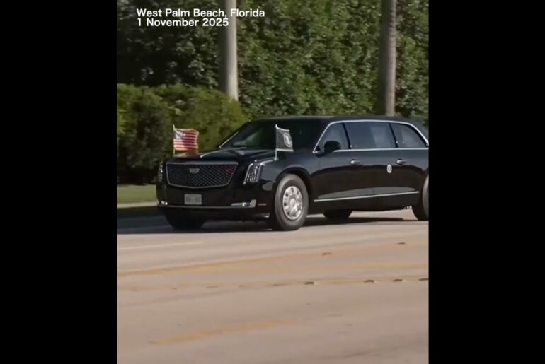 Donald Trump in Florida goes to the Trump International Golf Club