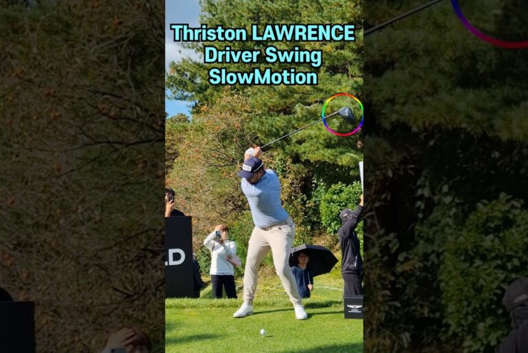 Thriston LAWRENCE(트리스톤 로렌스) Driver Swing SlowMotion #드라이버백스윙#thristonlawrence#golfswingslowmotion