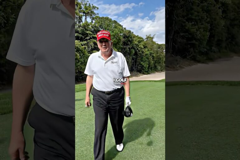 When Donald Trump Outplayed NFL Legends At Golf
