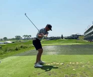 Denny McCarthy Slow Motion Golf Swing at the US Open, Oakmont