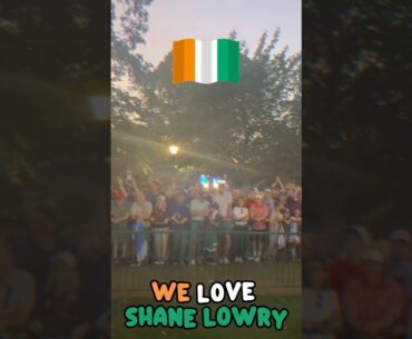 Shane Lowry’s Ryder Cup Celebration 🏆