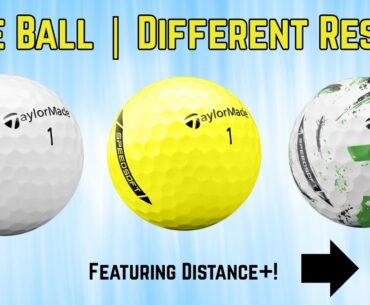 Taylormade Speedsoft VS Speedsoft INK VS Distance+ Golf Ball Reviews