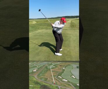Donald Trump golf swing on Shot Tracer app.