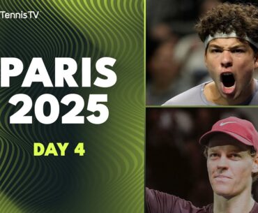 Sinner Faces Cerundolo; Shelton, Medvedev & Bublik Feature | Paris 2025 Day 4 Highlights
