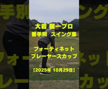 【2025年】大岩龍一プロ 番手別スイング集