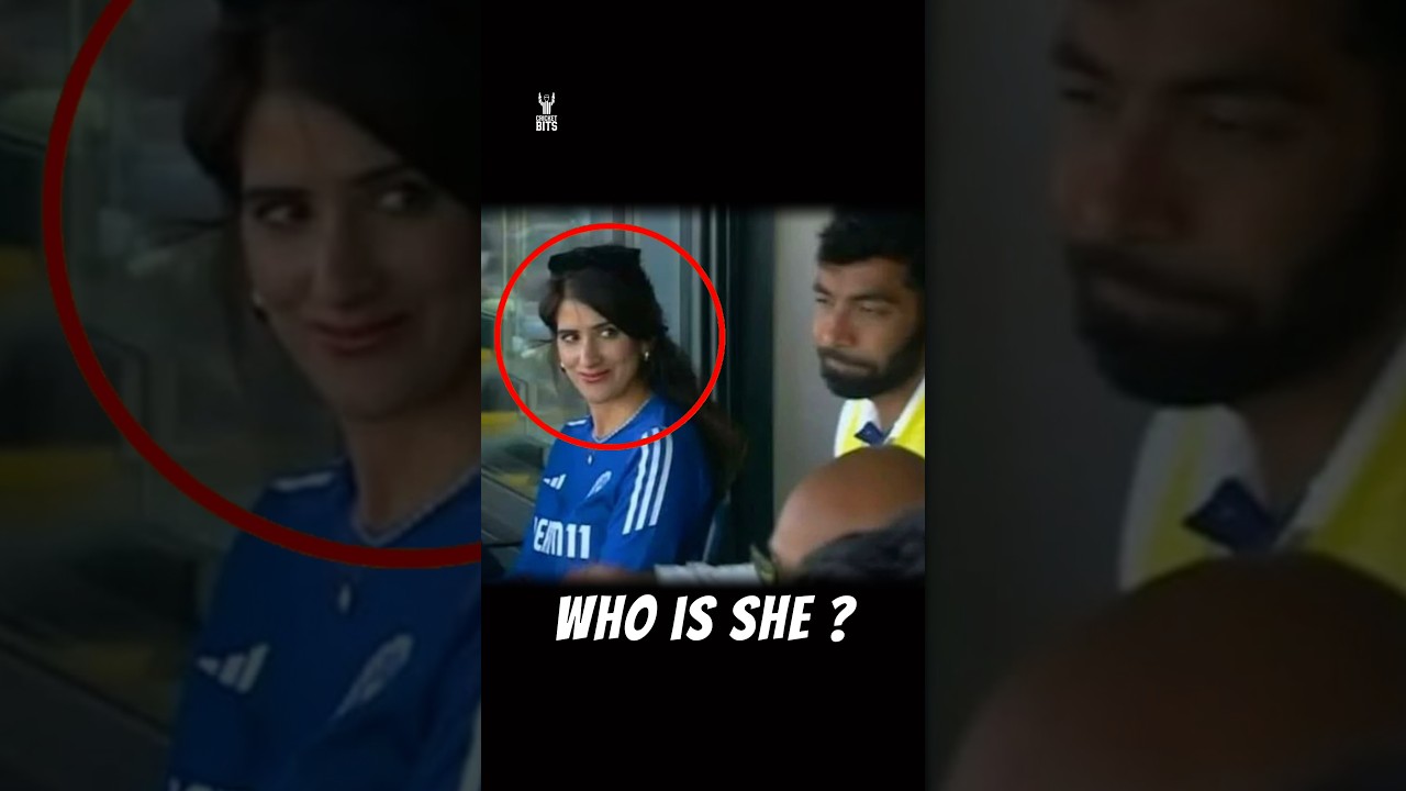 Who Is the Mystery Girl Sitting Near Jasprit Bumrah?🤔 #shorts #cricketshorts Who Is the Mystery Girl Sitting Near Jasprit Bumrah?🤔 #shorts #cricketshorts