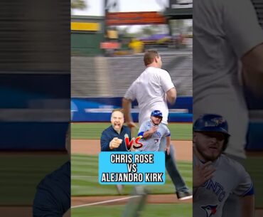 Does he have a chance against Alejandro Kirk in a race?