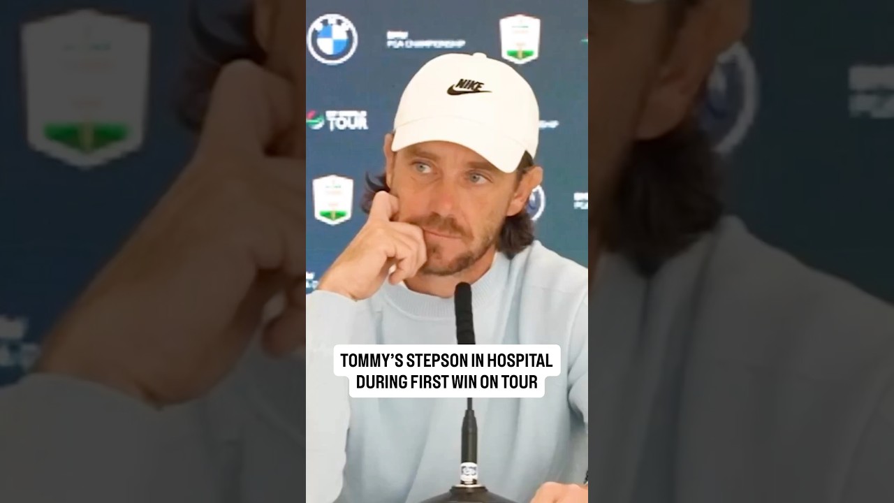 Tommy Fleetwood shares that his stepson was in the hospital when he got his first Tour win. Tommy Fleetwood shares that his stepson was in the hospital when he got his first Tour win.
