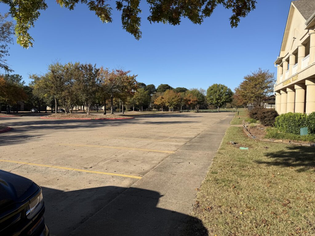 59 degrees, sunny, and only two other cars in the parking lot. Let’s have a day, fellas!