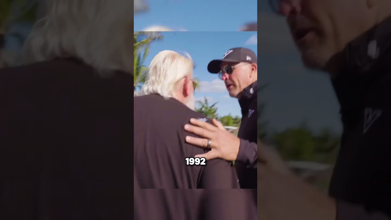 John Daly Shows up late for the tee time! John Daly Shows up late for the tee time!