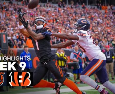Chicago Bears vs Cincinnati Bengals Game Highlights | 2025 NFL Season Week 9