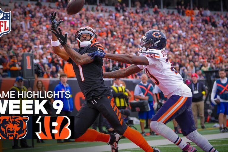 Chicago Bears vs Cincinnati Bengals Game Highlights | 2025 NFL Season Week 9