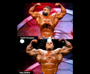 Hadi Choopan VS Nick Walker | Mr Olympia 2025 | Biceps Comparison #shorts #hadichoopan #nickwalker