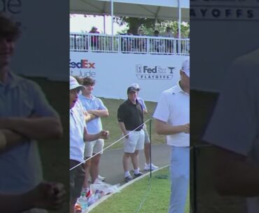 Justin Thomas left this fan speechless 😭 #shorts #golf #pgatour