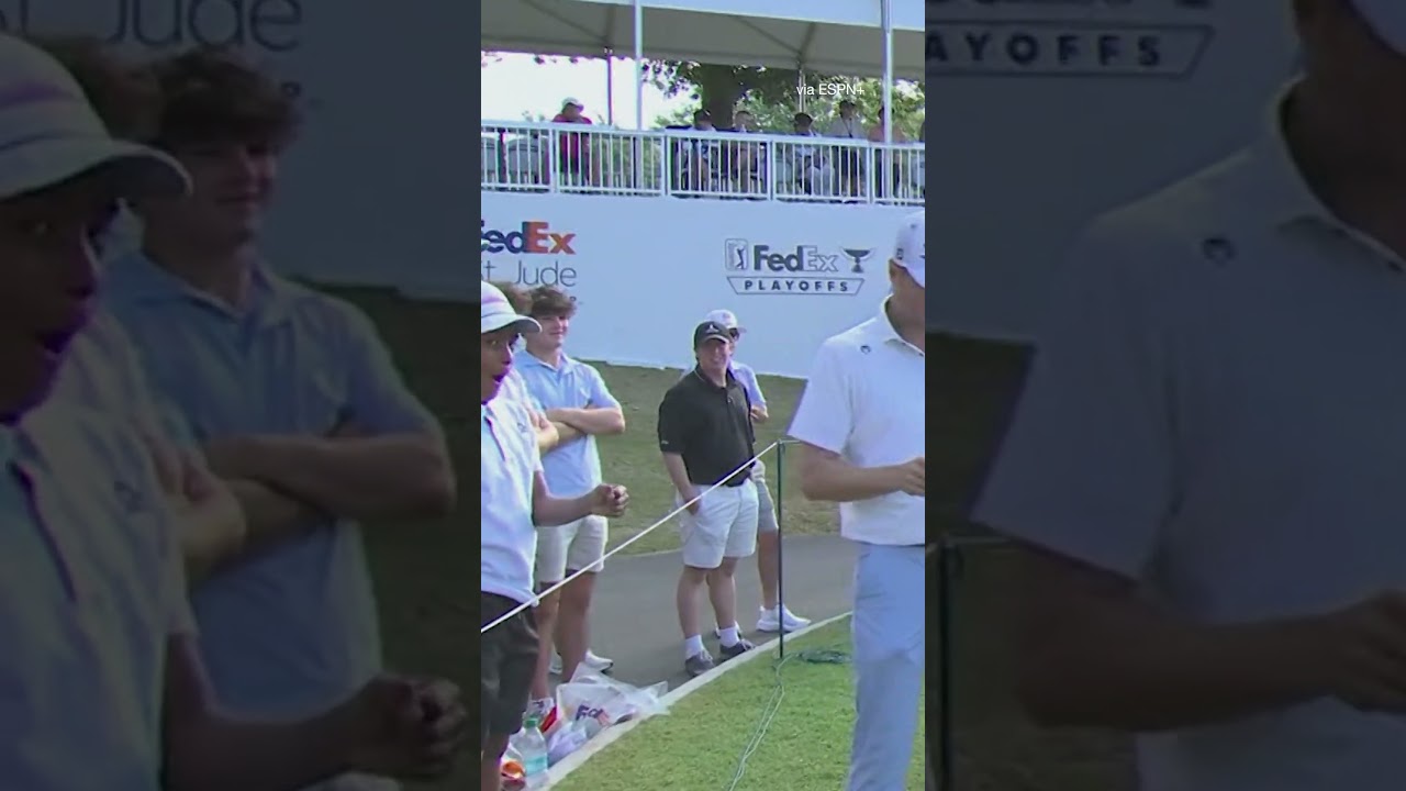Justin Thomas left this fan speechless 😭 #shorts #golf #pgatour Justin Thomas left this fan speechless 😭 #shorts #golf #pgatour
