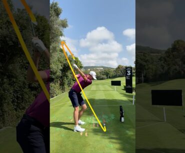 Tom McKibbin golf swing on Shot Tracer app.