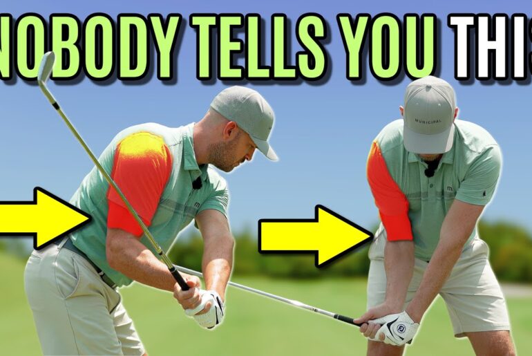 Hitting The Ball With Your Right Elbow Makes The Golf Swing So Much Easier