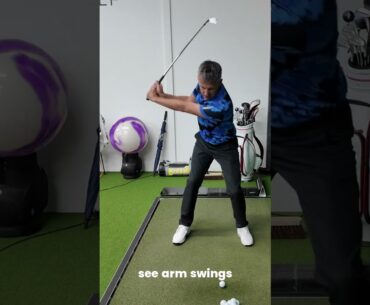 Master Your Golf Swing: Fixing Arm Action #shorts