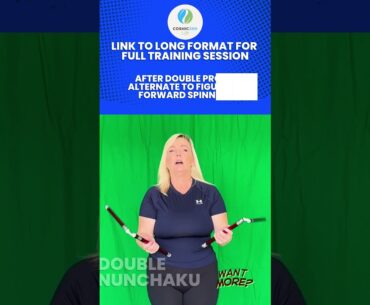 How to use nunchakus for beginners- Short For- nunchaku training tutorial - figure 8 spinning