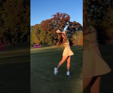Amazing Golf Swing you need to see | Golf Girl awesome swing | Golf shorts | Jennifer Errington