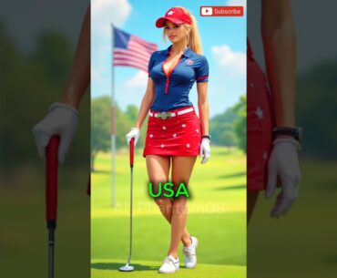 Golfer Across the world #shorts #ai #golfer