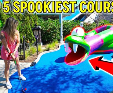 Top 5 Spookiest Mini Golf Courses!