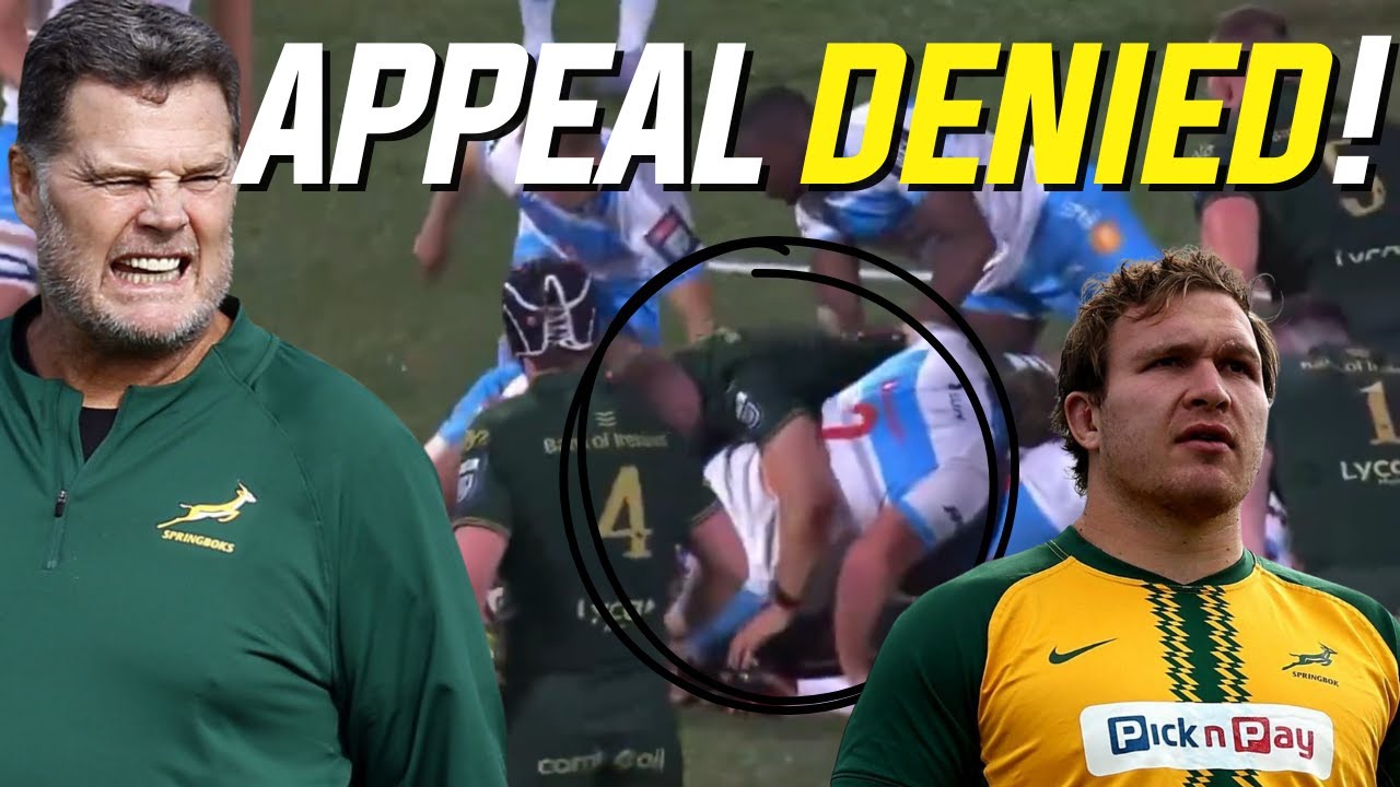 Jan-Hendrik Wessels has appeal DENIED in HUGE blow to Boks Jan-Hendrik Wessels has appeal DENIED in HUGE blow to Boks