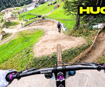 Riding the INCREDIBLE Swatch Nines and New Jump Track in Solden!