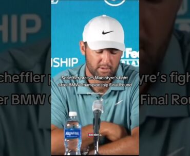 Scheffler: MacIntyre's Epic Battle at BMW Championship!