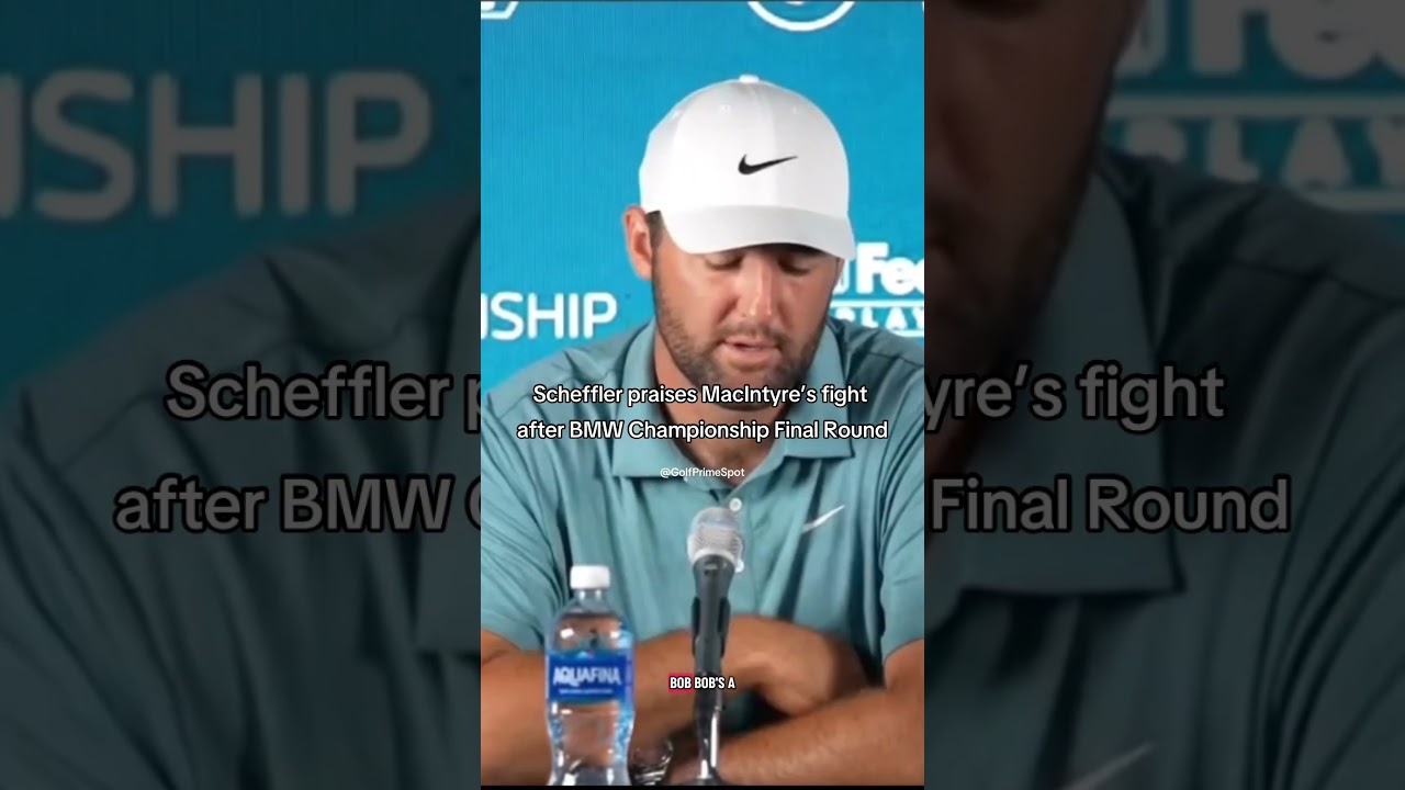 Scheffler: MacIntyre’s Epic Battle at BMW Championship! Scheffler: MacIntyre's Epic Battle at BMW Championship!